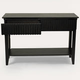 Outlet - Willow Console Table Stained Black - Laura James