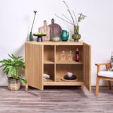 Willow Natural Wood Fluted Sideboard - Laura James