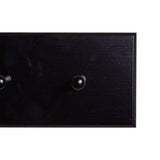 Willow Wooden Coat Rack - Black - Laura James