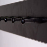 Willow Wooden Coat Rack - Black - Laura James