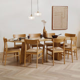 Wooden Woven Chairs Set 2 - Oak - Laura James