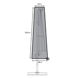 Parasol cover - lean over and cantilever parasols - Laura James