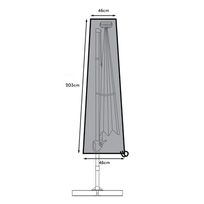 Parasol cover - lean over and cantilever parasols - Laura James