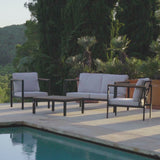 Halston Conversation Set - Black - Laura James