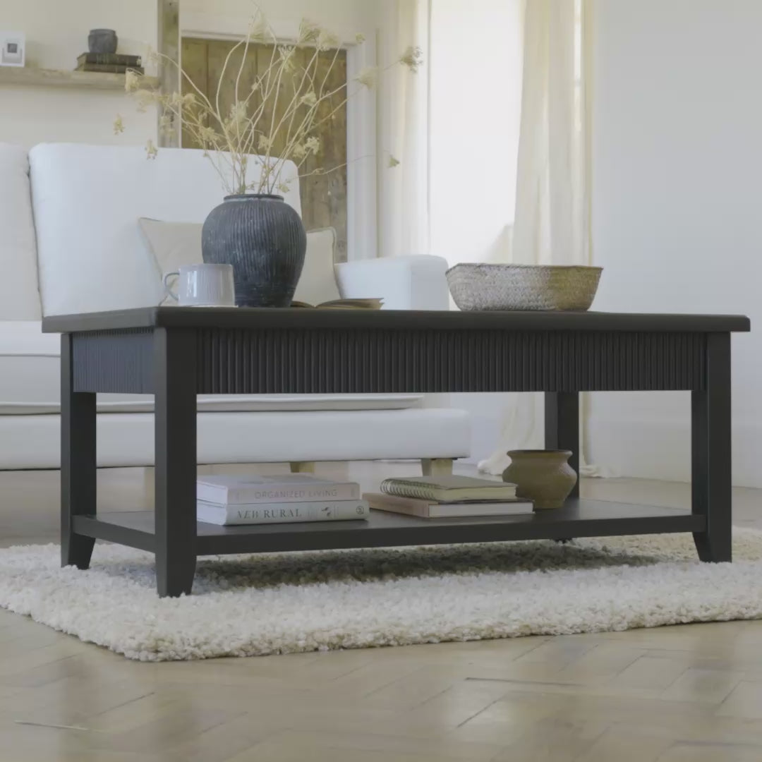 Raleigh Black Coffee Table - Laura James 