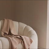 Soldon 200x220cm Cotton Throw - Driftwood - Laura James 
