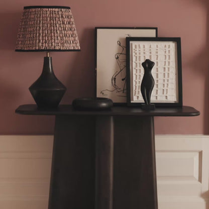 Bastian 110cm Console Table - Coffee Brown Mango Wood - Laura James 