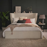Torin Double Ottoman Bed - Oyster White - Laura James 