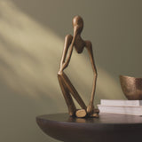 Embley 27cm Figure Ornament - Patina Gold - Laura James 