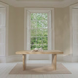 Nevaeh Chalked Mango Wood Dining Table - Laura James