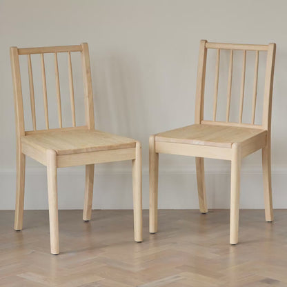 Tilly Whitewash Dining Chairs - Set of 2 - Laura James
