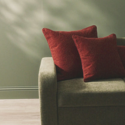 Knightsbridge 57x57cm Cushion Cover - Russet Boucle - Laura James 