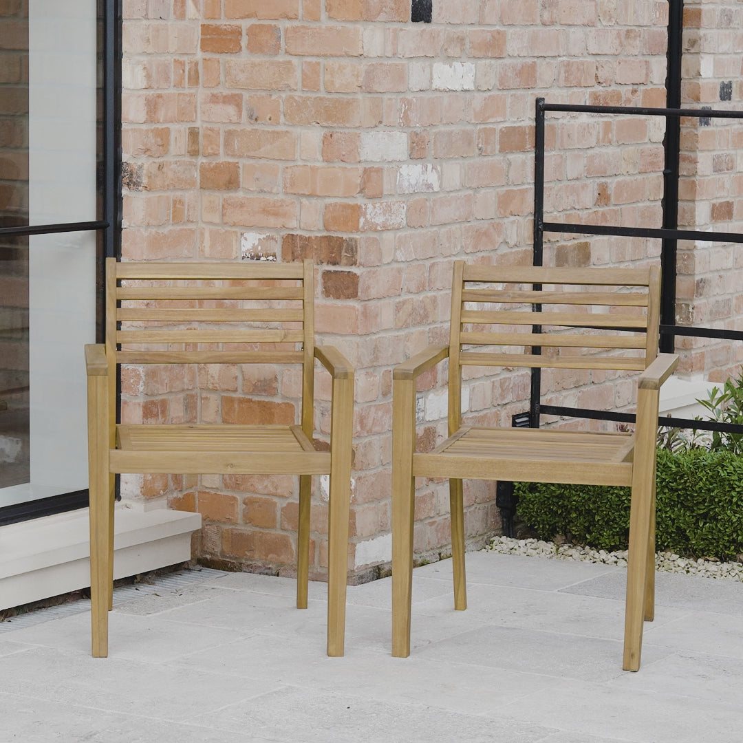 Aspen Garden Chairs - Set of 2 - Laura James