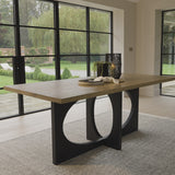Jade Rectangular Chalked Mango Wood Dining Table - Laura James