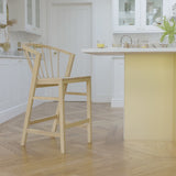 Mabel Pale Oak Bar Stools - Set of 2 - Laura James