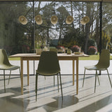 Paul Whitewash Extendable Dining Table Set - 4 Seater - Wren Green Dining Chairs - Laura James
