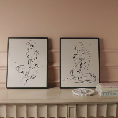 Talland 55x40cm Wall Art - Set of 2 - Laura James