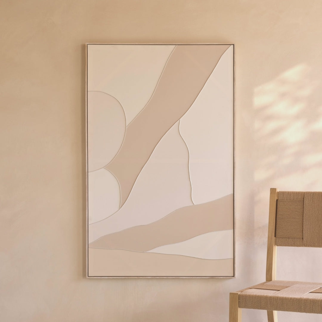 Fray 110x70cm Patchwork Wall Art - II - Laura James 