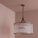 Richmond 60cm Glass Chandelier - Patina Gold - Laura James 