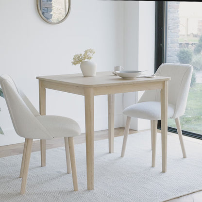 Charlie Pale Oak Dining Table - Extendable - Laura James