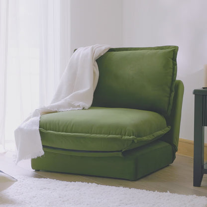 Harlow Single Sofa Bed - Fern Green - Laura James