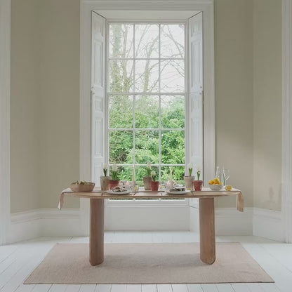 Imogen Chalked Mango Wood Rectangular Dining Table - 190cm - Laura James