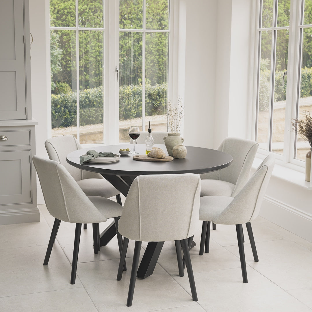Levi-dining-table-oatmeal-black-chairs-laura-james