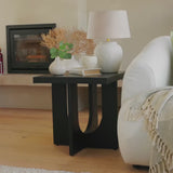 Ethan Square Side Table - Jet Black Mango Wood