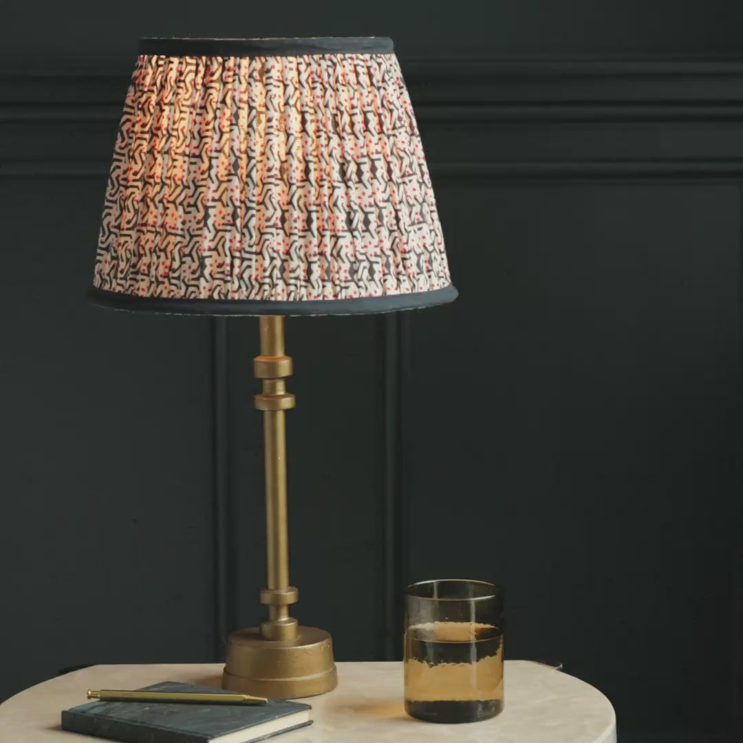 Harcombe 31cm Metal Table Lamp Base - Heirloom Brass - Laura James 
