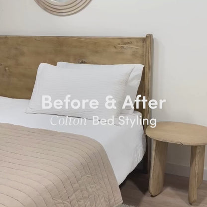 Colton King Size Bed Frame - Mango Wood