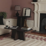 Bastian 100cm Coffee Brown Mango Wood Coffee Table - Laura James 