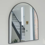Ingham 70x70cm Metal Arch Mirror  Laura James 