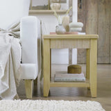 Raleigh 45cm Side Table - Whitewash - Laura James 