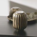 Elcombe Metal Tea Light Holder - Bronze - Laura James 