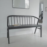 Mabel 3 Seater Bench - Black Oak - Laura James 
