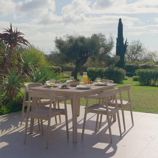 Saffron Dining Table Set - 6 Seater - Elowen Dining Chairs - Laura James