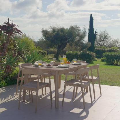 Saffron Dining Table Set - 6 Seater - Elowen Dining Chairs - Laura James