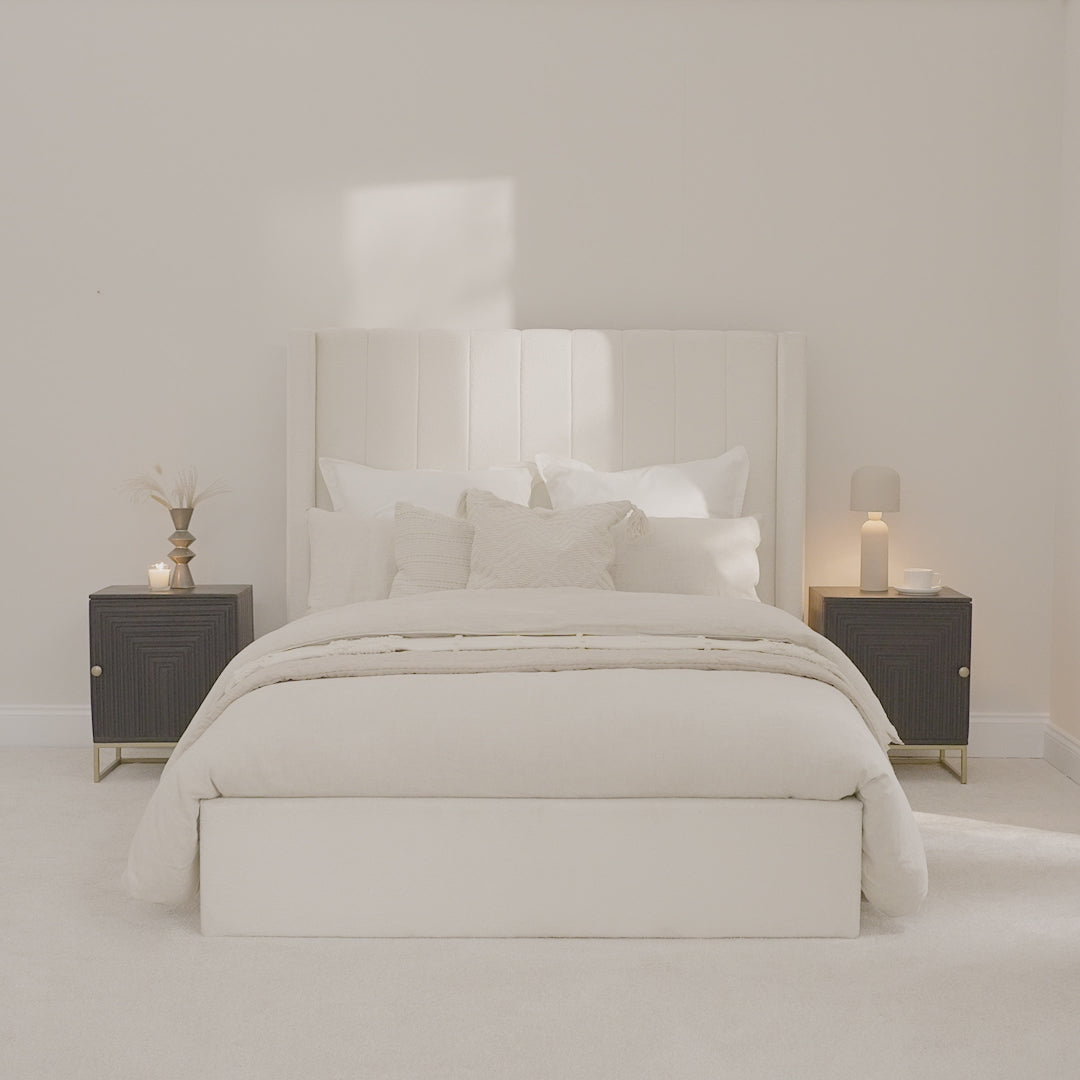 Alice Ottoman Bed - Boucle