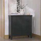 Raleigh 2 Door Small Sideboard - Black - Laura James 