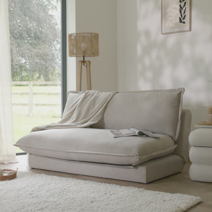 Harlow 2 Seater Double Sofa Bed - Soft Beige - Laura James