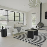 Orla Black Mango Wood Coffee Table