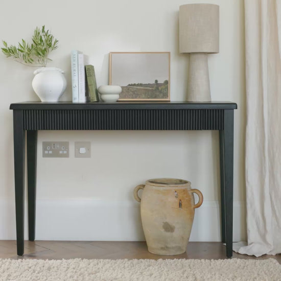Raleigh Black Console Table - Laura James 