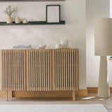 Nia120cm3DoorSideboard,WashedOak1x1 - Laura James