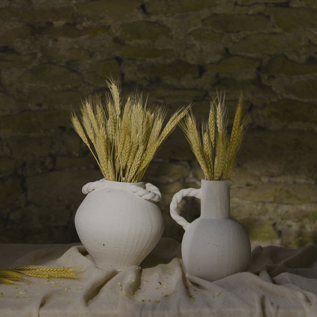 Bayswater 20cm Ceramic Jug - Beige - Laura James 