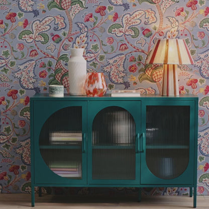 Conan 3 Door Sideboard - Lagoon Teal - Laura James