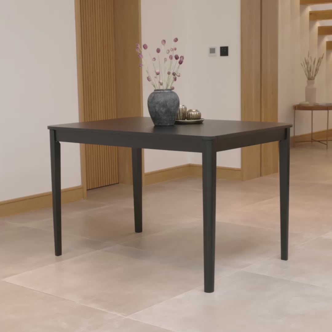 Paul Black Oak Extending Dining Table - Laura James