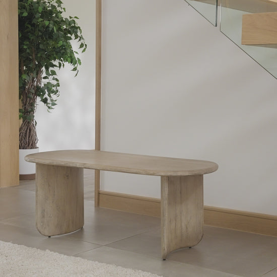 Imogen Chalked Mangowood Coffee Table - Laura James