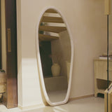 Fawley 180x80cm Freeform Wall Mirror - Whitewash - Laura James 