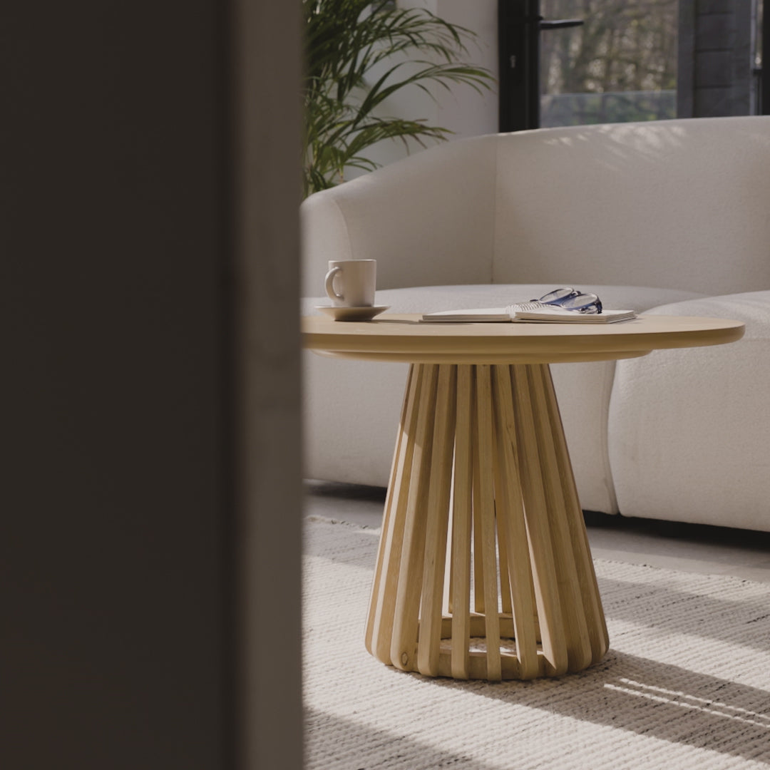 Willow Whitewash Coffee Table -Laura James 