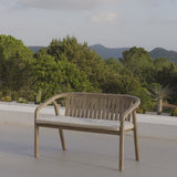 Shiro Wooden Garden Bench - Laura James